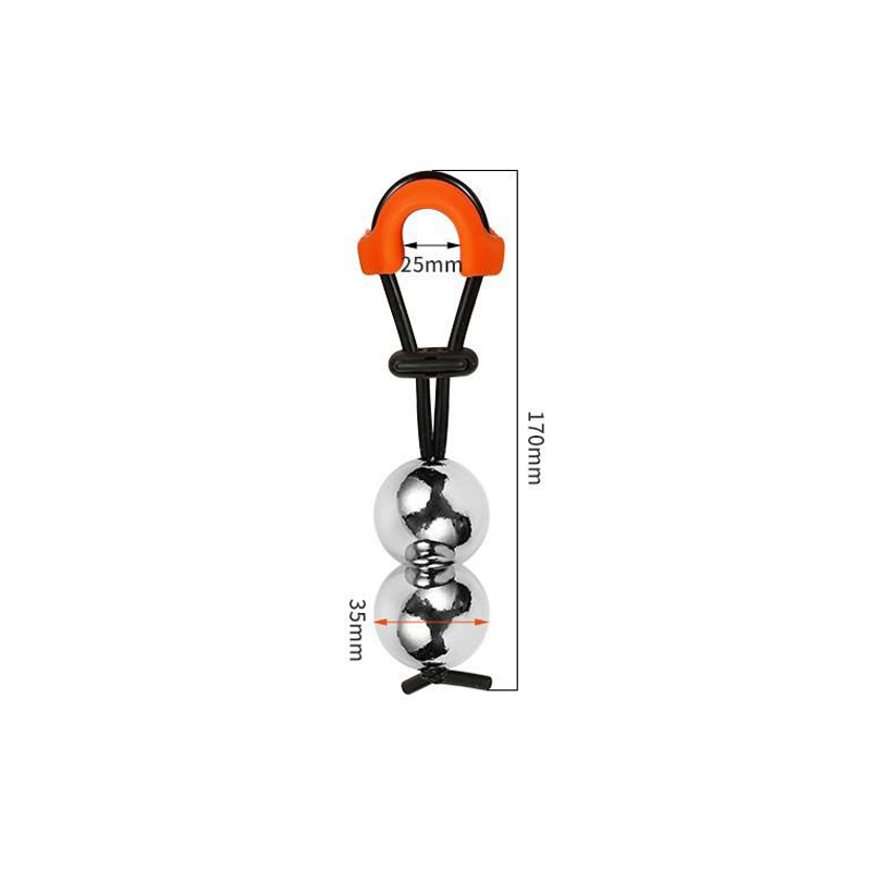 Μεταλλικό φορείο πέους-Dual-Ball (φ35mm)